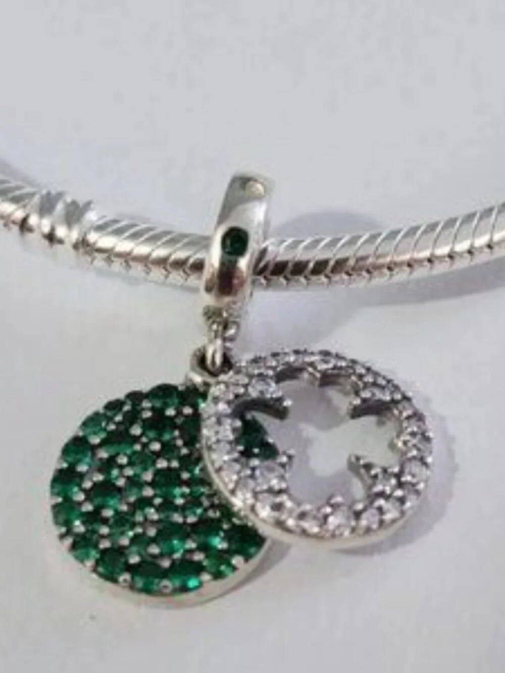 Pandora Lucky Four Leaf Clover Dangle Charm